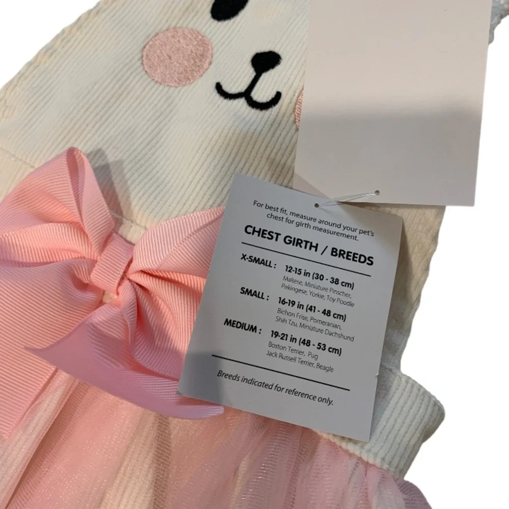 Pet Dog Female Pet Dog Simply Wag Bunny Dress Size Medium.